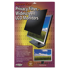 LCD Privacy Filter, F/ 19" Widescreen