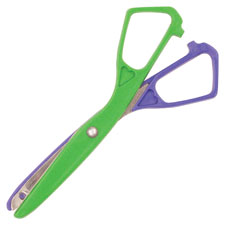 Safety Plastic Scissors, Lightweight, 5.5", Blunt Tip, GNPE