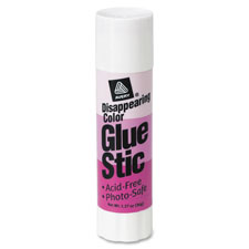 Glue Sticks, 0.26 oz, 6/PK, Purple Dries Clear