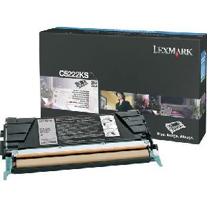 Genuine OEM Lexmark C5222KS Black Toner Cartridge (4000 page yield)