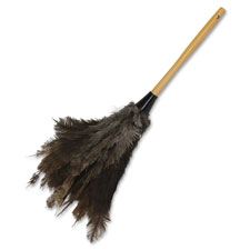Ostrich Feather Duster, 23", Brown/Gray