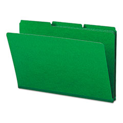 Tab Folders,1"Exp,1/3 AST Cut, 9-12/"H, Legal, 25/BX, Green