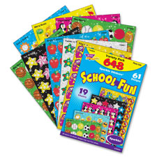 Stickers, School Fun, Variety, 648 EA/PK, MI