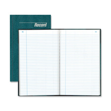 Record Book, Record-Ruled, 150 Pages, 12-1/4"x7-1/4", Blue