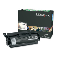 Genuine OEM Lexmark X654X11A Extra High Capacity Black Return Program Print Cartridge (36000 page yield)