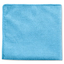 Microfiber Cleaning Cloth, Resuable, 12"x12", 24/PK, Blue