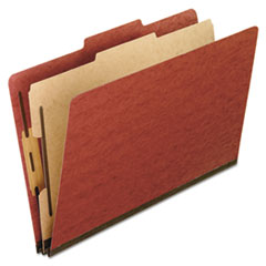 Classification Folders, 1 Divider, Letter, 10/BX, Brick RD