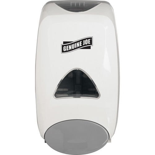 Soap Dispenser,One Hand Push, 1250 mL, Gray