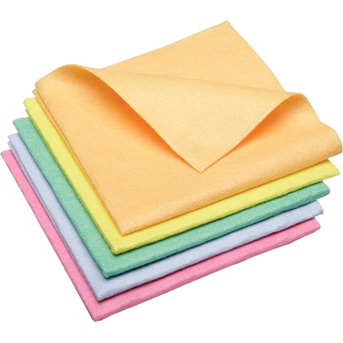 Synthetic Shammy, Absorbent, 15"x15",.0365" Thick, 5/PK,AST