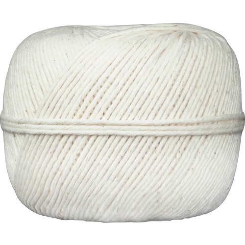 All-Purpose Twine, Cotton, 10-Ply, 475' Ball, White