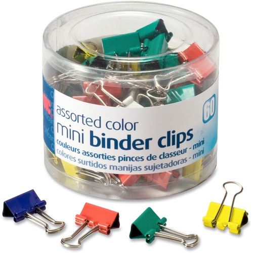 Mini Binder Clips, Metal, AST