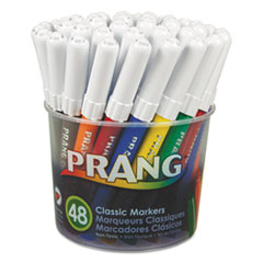 Art Markers, Non-Toxic, Bullet Pt, 48CT, Assorted