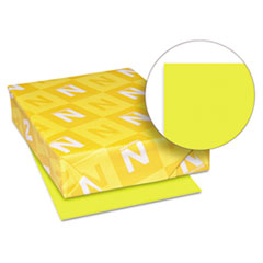 Card Stock Paper, 65 lb., 8-1/2"x11", Sunburst Yellow