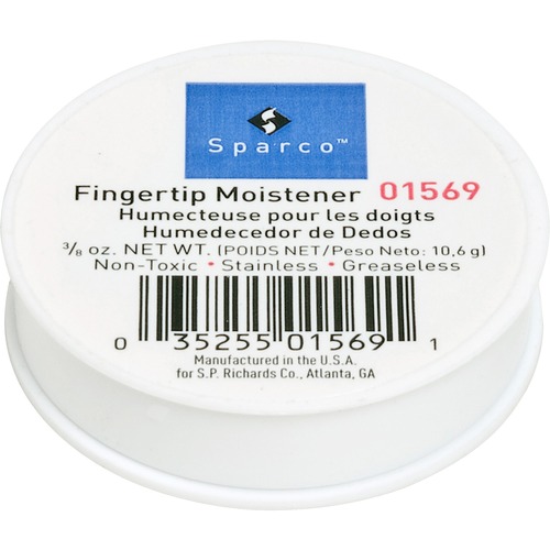 Fingertip Moistener,Odorless,Greaseless,Hygienic,3/8 oz.