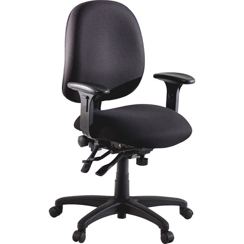 Adjustable Task Chair, 27-1/4"x25-1/4"x41-1/2", Black