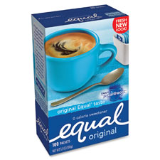 Equal Sugar Substitute, 1.0 g Packets, 500/BX