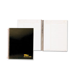 Journal Notetaking Planner,Wirebound,Ruled,8-1/2"x6-3/4",BK