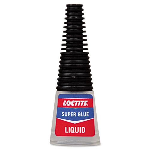 Super Glue, Longneck Bottle, Liquid, .18 oz., Clear