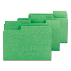 Folder, Supertab, Ltr, 1/3", 100/BX, Green