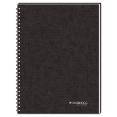 Notebook,College-Ruled,1 Subject,80 Sheets,8"x5",Black