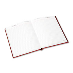 Daily Business Diary,Jan-Dec,1PPD,7-1/2"x9-7/16"Pg Sz,Red