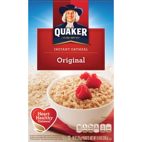 Instant Oatmeal, 10 Packets/BX, Original
