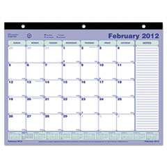 Monthly Desk Pad, 1MPP, Ltr, 12Mth Jan-Dec