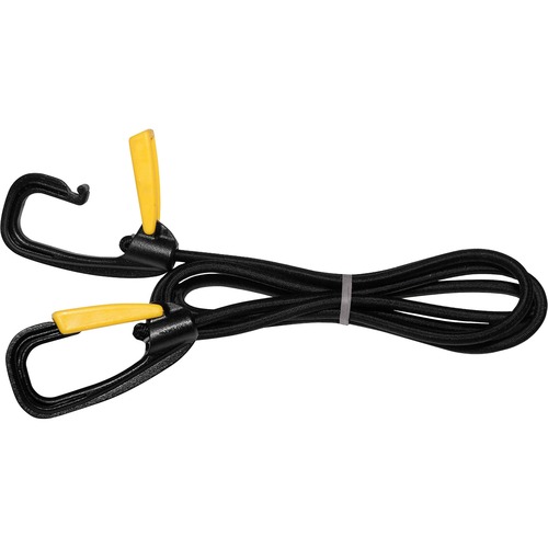 Bungee Cord,w/ Safety Lock, 72", Black/Yellow
