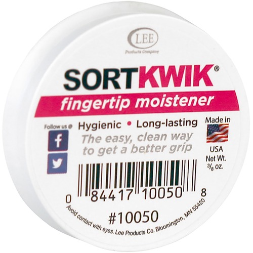Fingertip Moistener, Nontoxic, Odorless, 3/8 oz