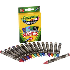 Construction Paper Crayons, 16 Count, AST