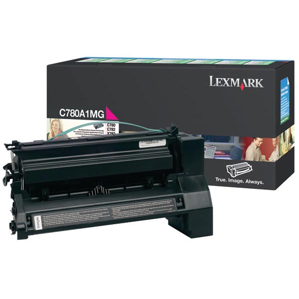 Genuine OEM Lexmark C780A1MG Magenta Return Program Print Cartridge