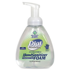 Foam Hand Sanitizer, Antibacterial, 15.2oz., Clear
